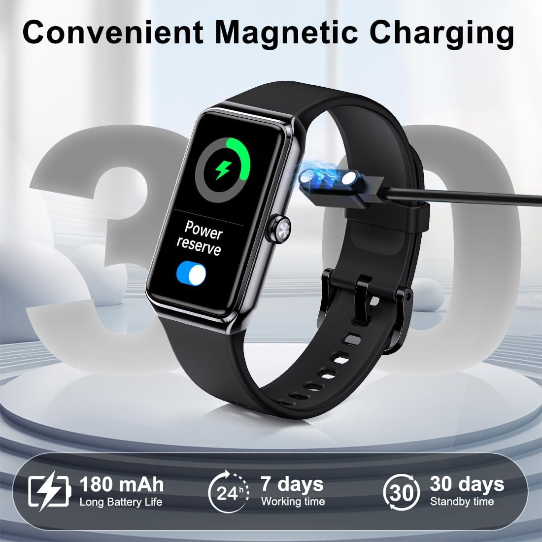 Fitness Tracker- Smart Watch with 1.47" Health Activity Trackers 24/7 Heart Rate,Stress Management, Monitor Blood Oxygen, Sleep Tracking Fitness Watch for Android iPhone Women Men - Image 5