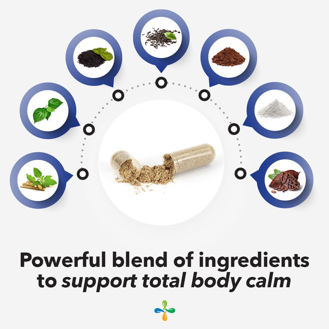 LifeSeasons Anxie-T - Stress Relief Supplement - Supports Mood & Mental Focus - Feel Calm and Relaxed - Eases Tension & Nervousness - Ashwagandha, Kava Kava, GABA & L-Theanine - 60 Capsules - Image 5